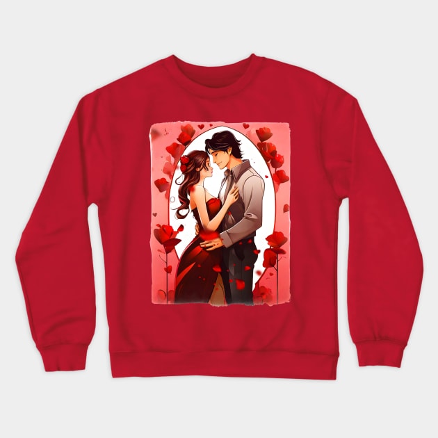 Hearts Entwined: A Celebration of Love! Crewneck Sweatshirt by Artified Studio